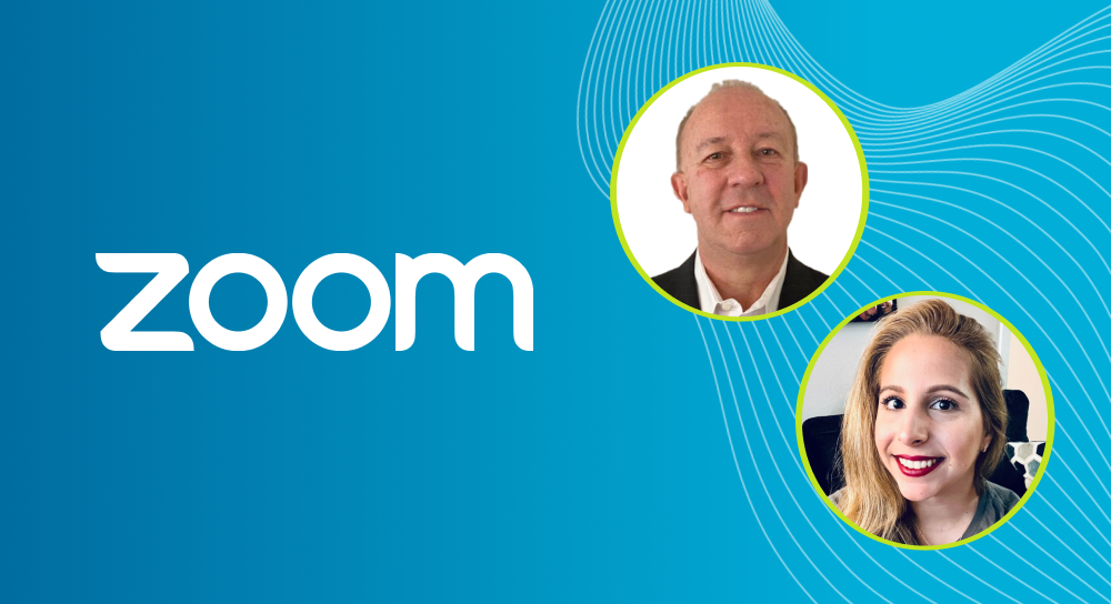 Caterina Torres and Michael Fedynyshyn, two employees of Zoom in a LeanData customer story