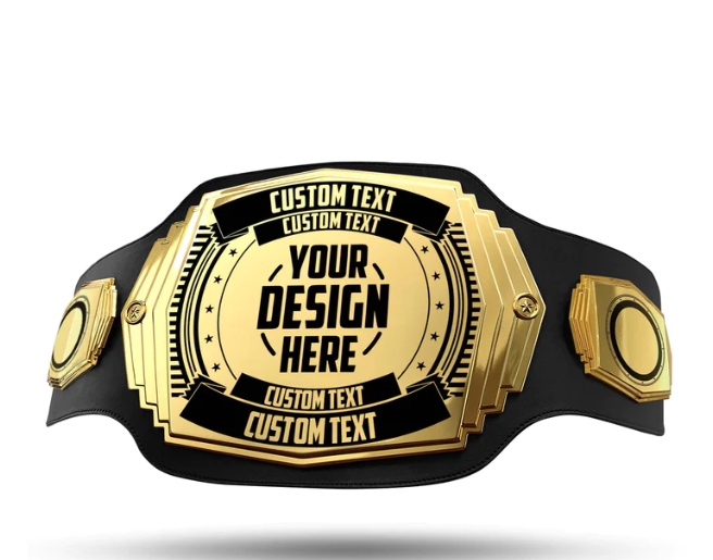 a customizable championship belt