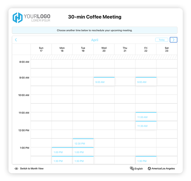 LeanData BookIt Coffee Meeting
