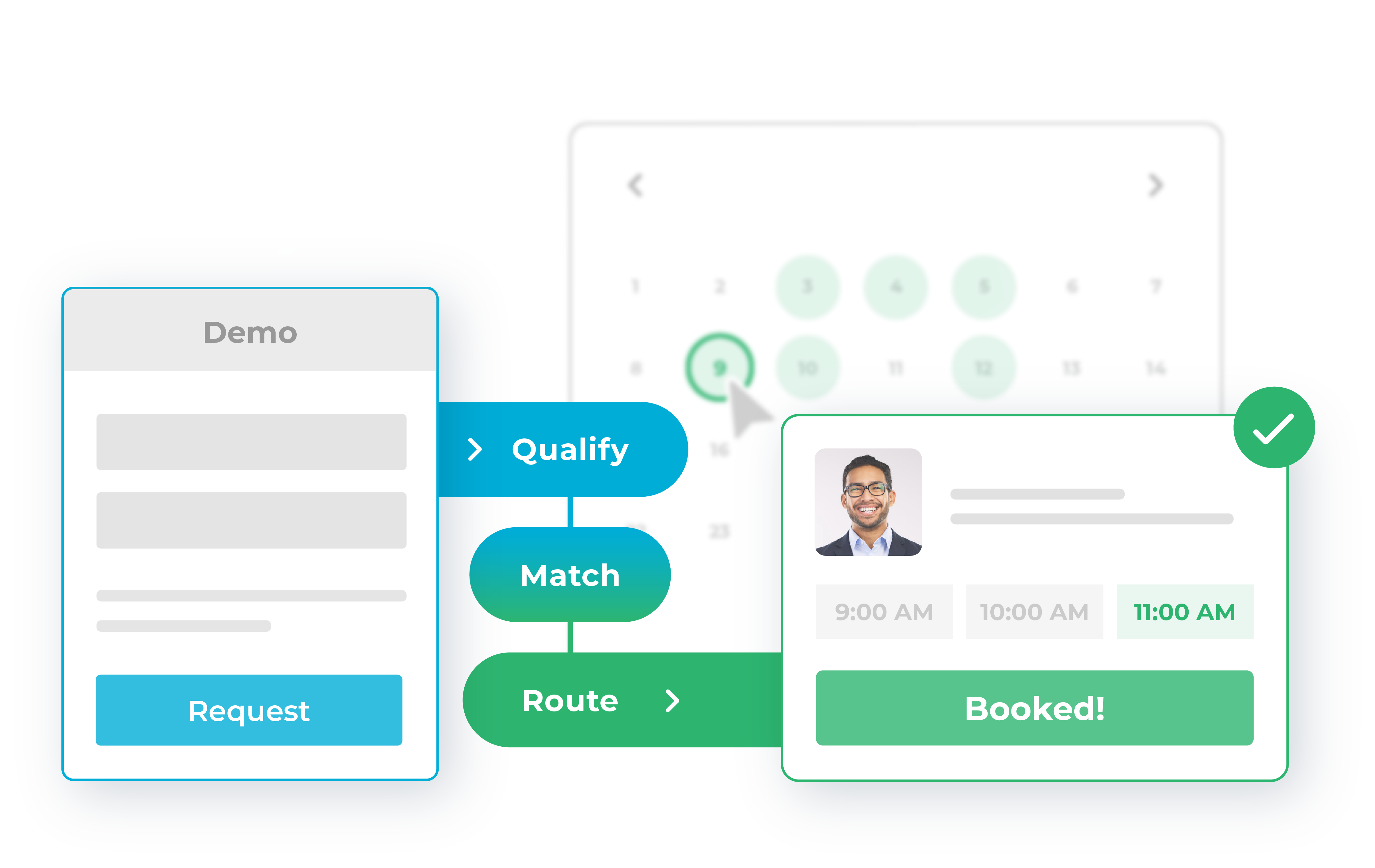 LeanData BookIt Instantly schedule meetings with prospects