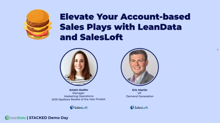 Elevate Your Account-Based Sales Plays with LeanData and Salesloft
