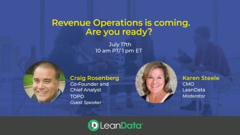 Revenue Operations is Coming. Are You Ready?