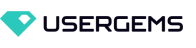 A teal colored diamond shape representing the logo for tech company UserGems