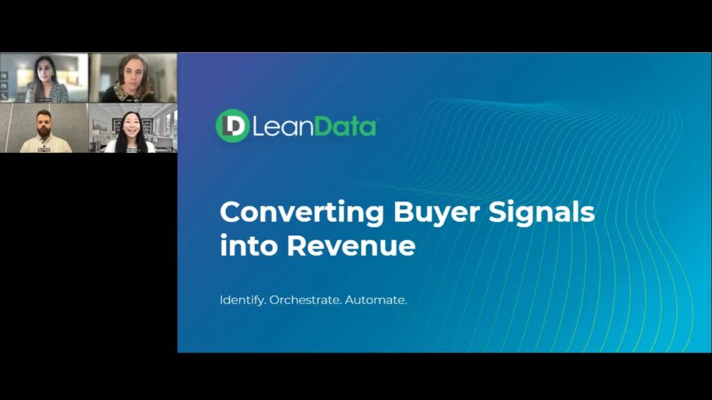 Converting Buyer Signals into Revenue