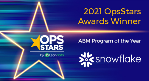 2021 OpsStars Awards: ABM Program of the Year