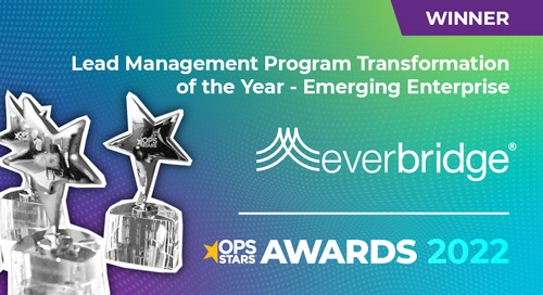 2022 OpsStars Awards: Lead Management Program Transformation of the Year