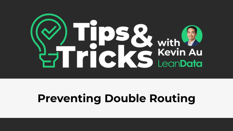 Preventing Double Routing