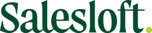 a dark green logo for the tech company Salesloft