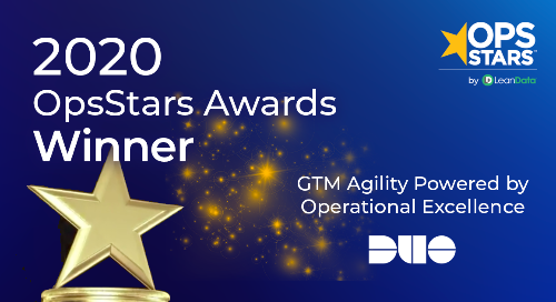 2020 OpsStars Awards: GTM Agility Powered by Operational Excellence