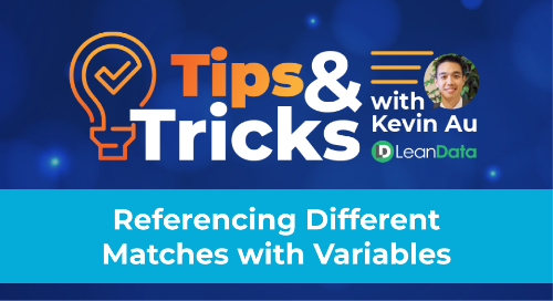 Referencing Different Matches with Variables