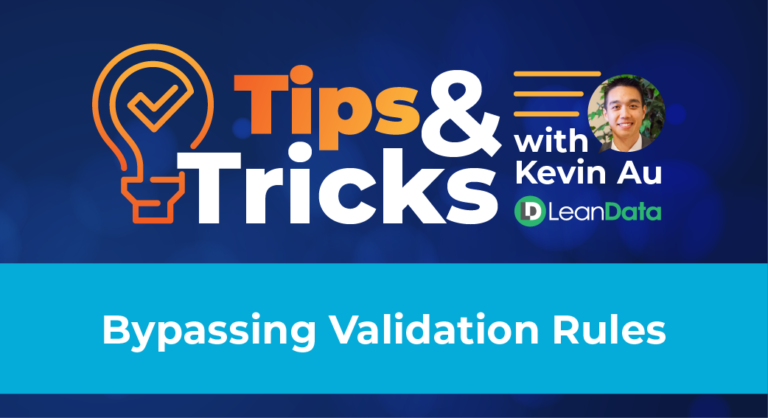 Bypassing Validation Rules
