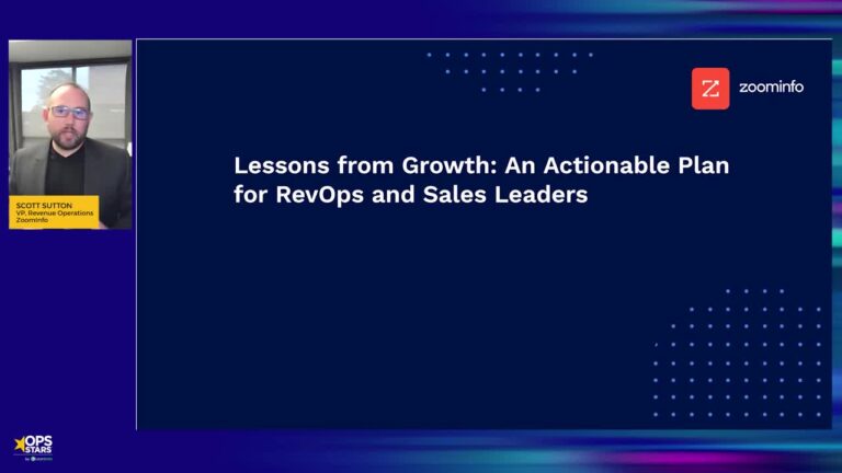 Lessons from Growth: An Actionable Plan for RevOps and Sales Leaders