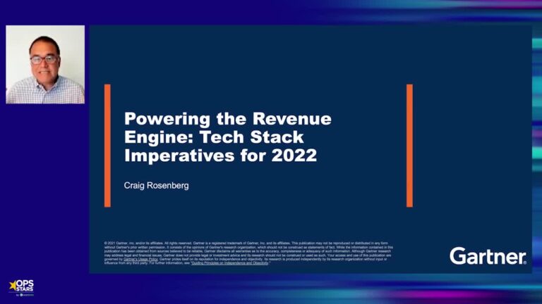 Powering the Revenue Engine: The 2022 Revenue Tech Stack