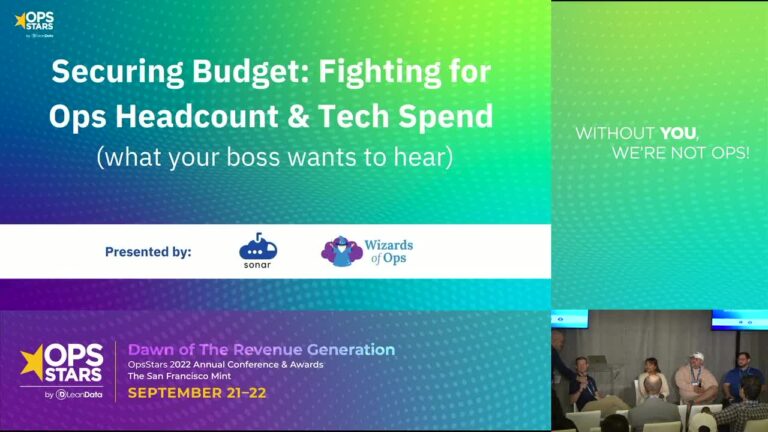 Securing Budget: Fighting for Ops Headcount & Tech Spend Panel