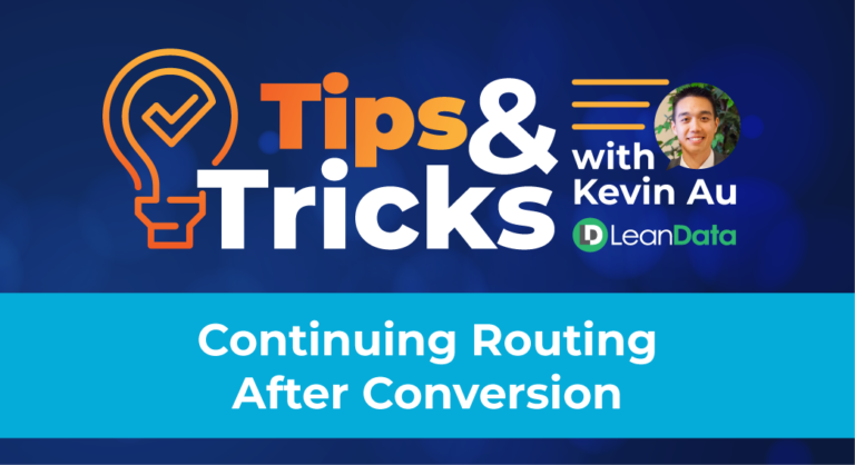 Continuing Routing after Conversion