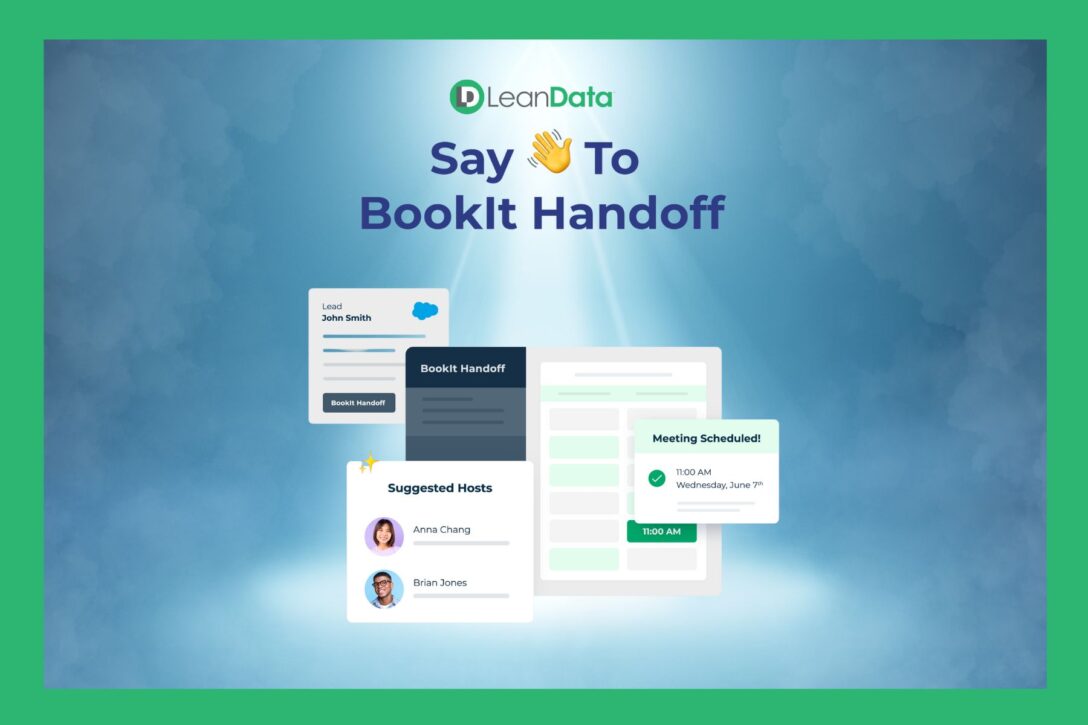 a graphic description of LeanData BookItHandoff software