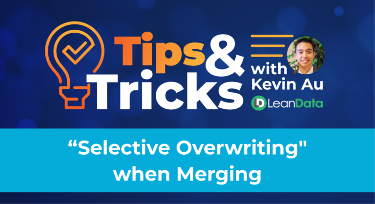 Selective Overwriting When Merging