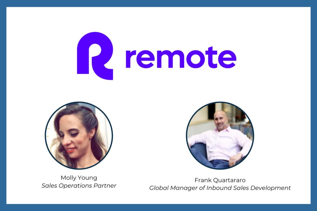 HR company called Remote and its logo as well as two employees