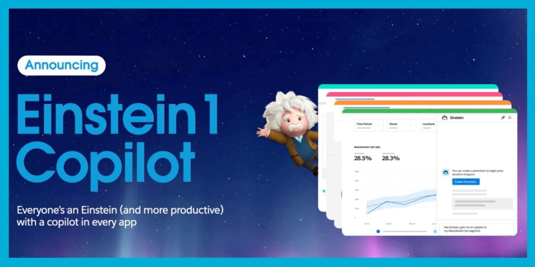 announcement for Salesforce Einstein 1 Copilot at Dreamforce