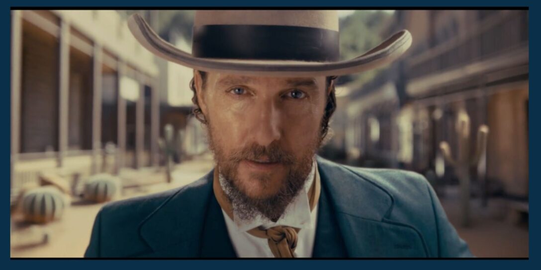 Matthew McConaughey dressed as a cowboy