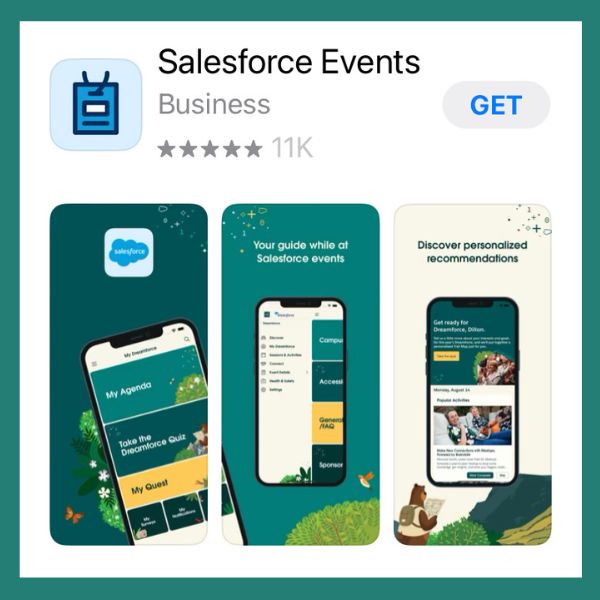 Salesforce events app