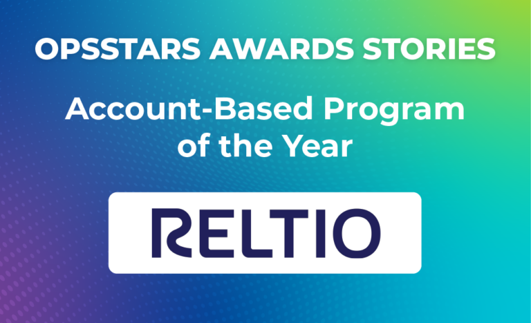 2023 OpsStars Awards: Account-Based Program of the Year