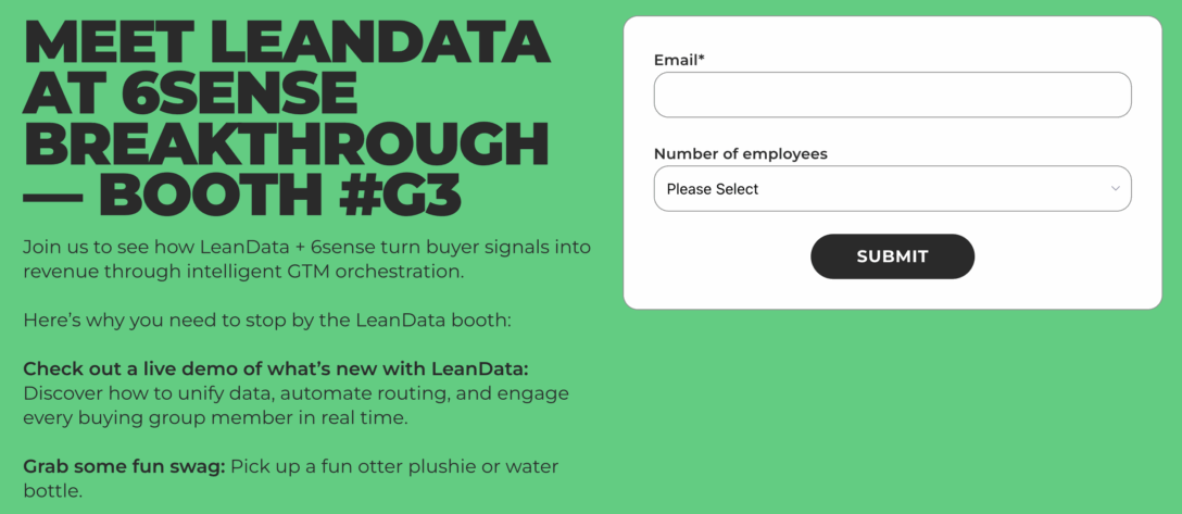 Meeting scheduling for events