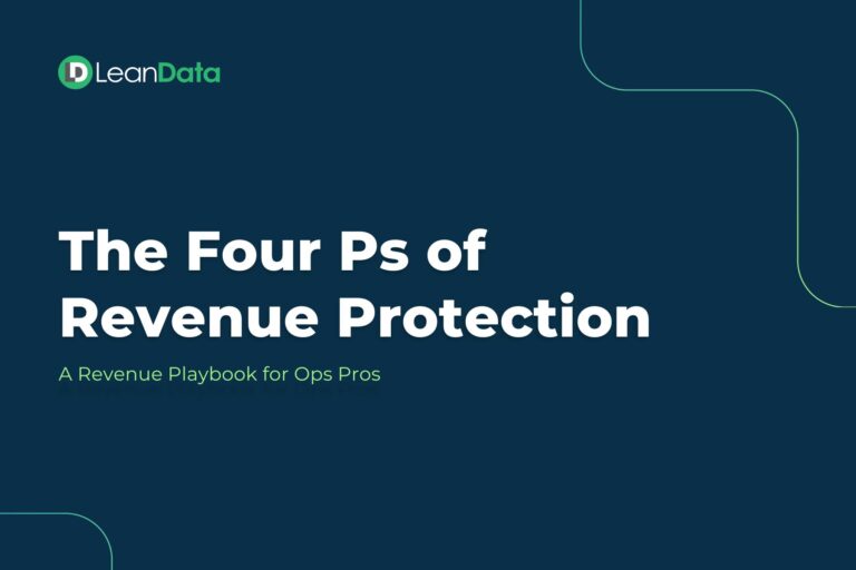 The Four Ps of Revenue Protection: A Revenue Playbook for Ops Pros