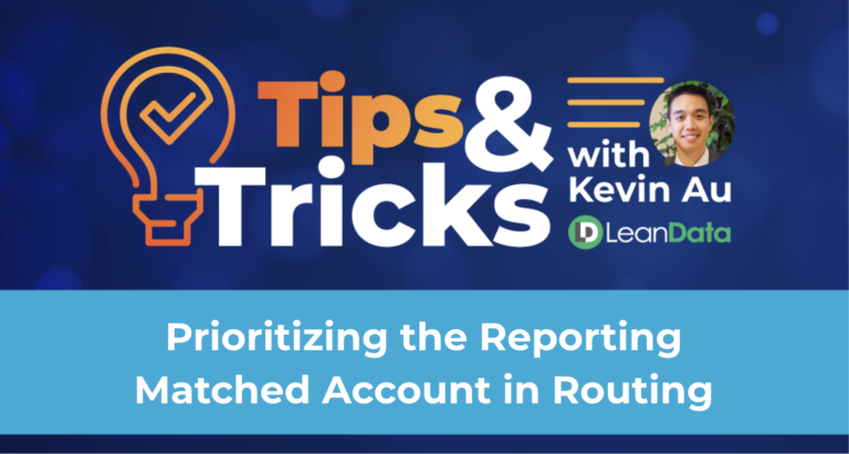 Prioritizing the Reporting Matched Account in Routing