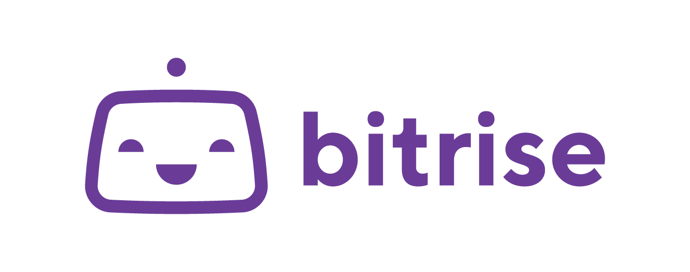 a purple logo of bitrise software