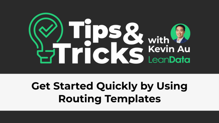 Get Started Quickly by Using Routing Templates