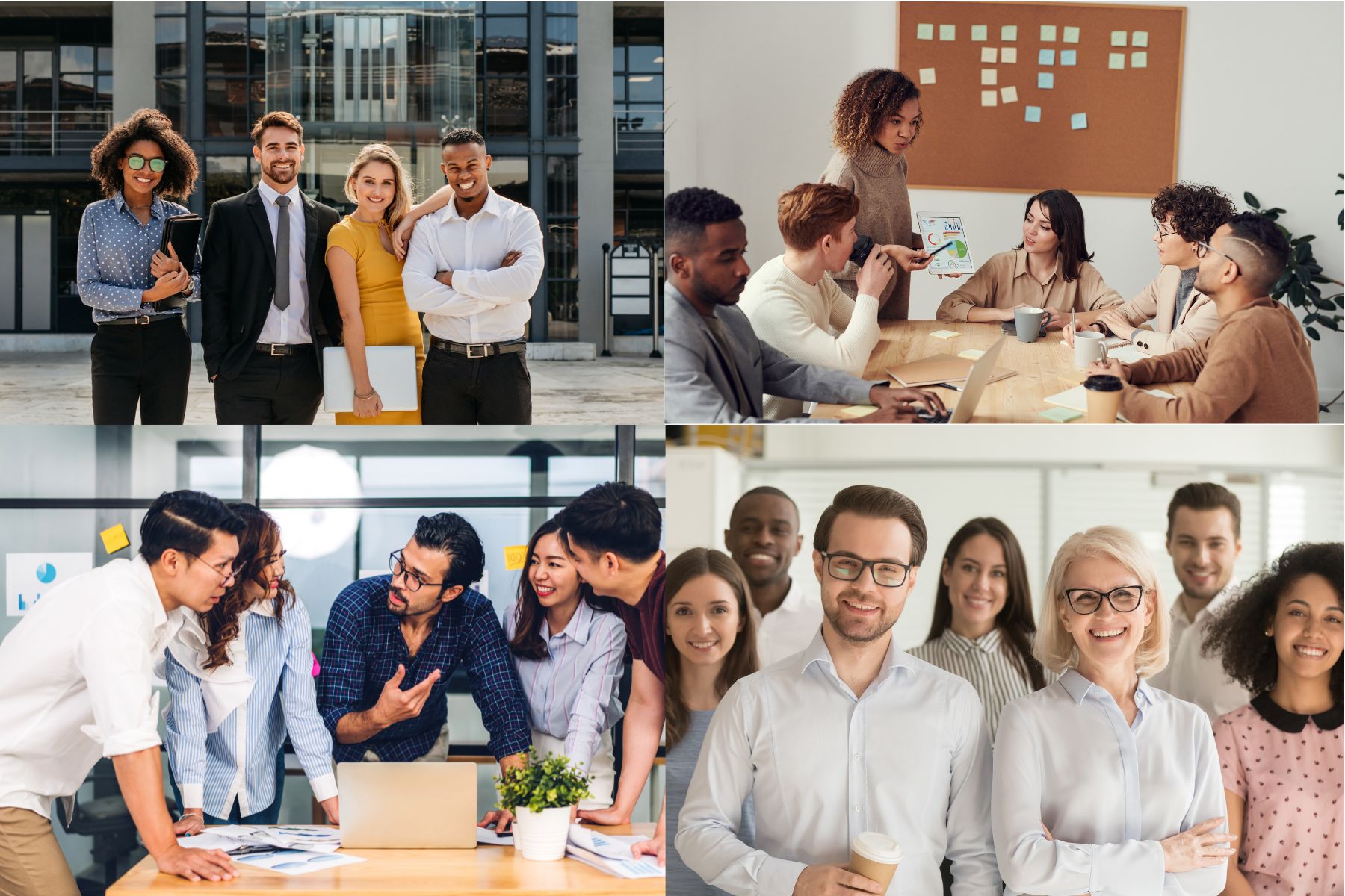 four groups of working professionals who representing B2B Buying groups