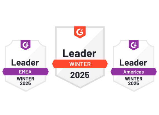 three G2 Leader award badges given to LeanData for Fall 2024