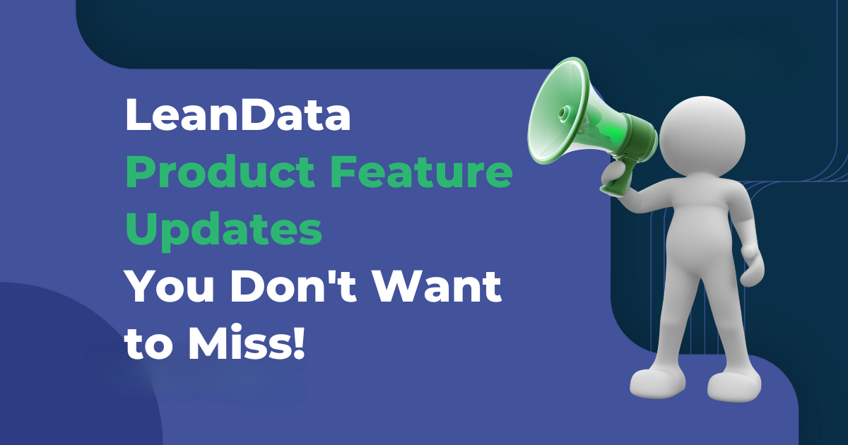 3d white human figure holding a green megaphone announcing LeanData product updates