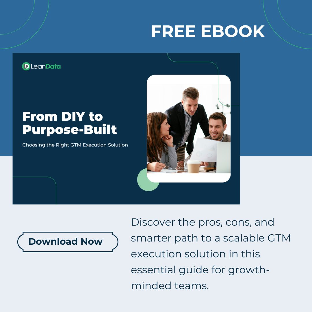 graphic of a free ebook on go-to-market solutions from LeanData