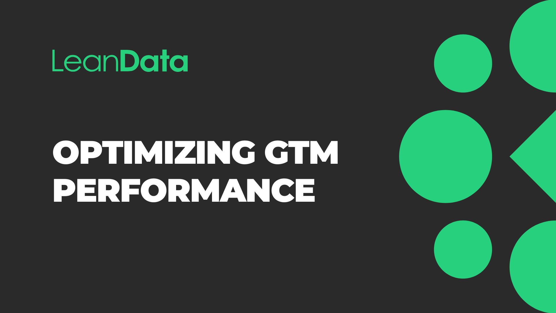 Optimizing GTM Performance solution brief by LeanData