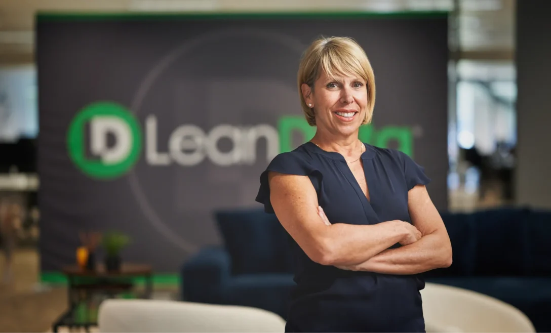 Katy Keim, new LeanData CEO at the LeanData office in Santa Clara, California