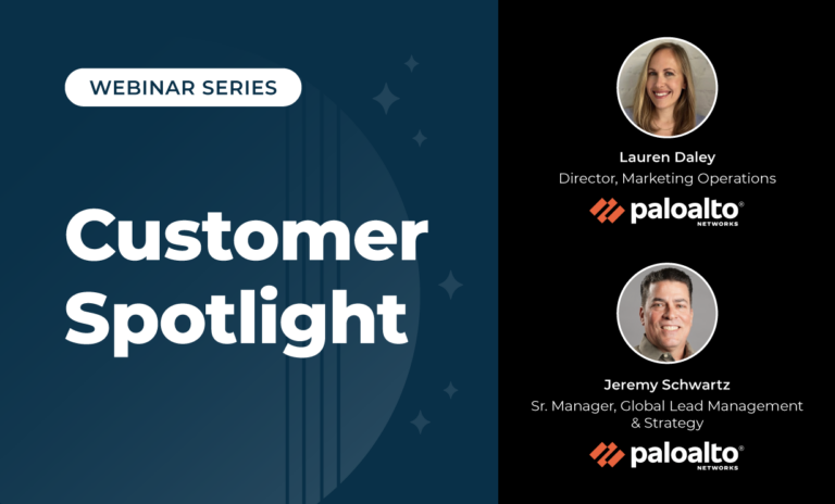 blue rectangle with image of speakers from Palo Alto Networks