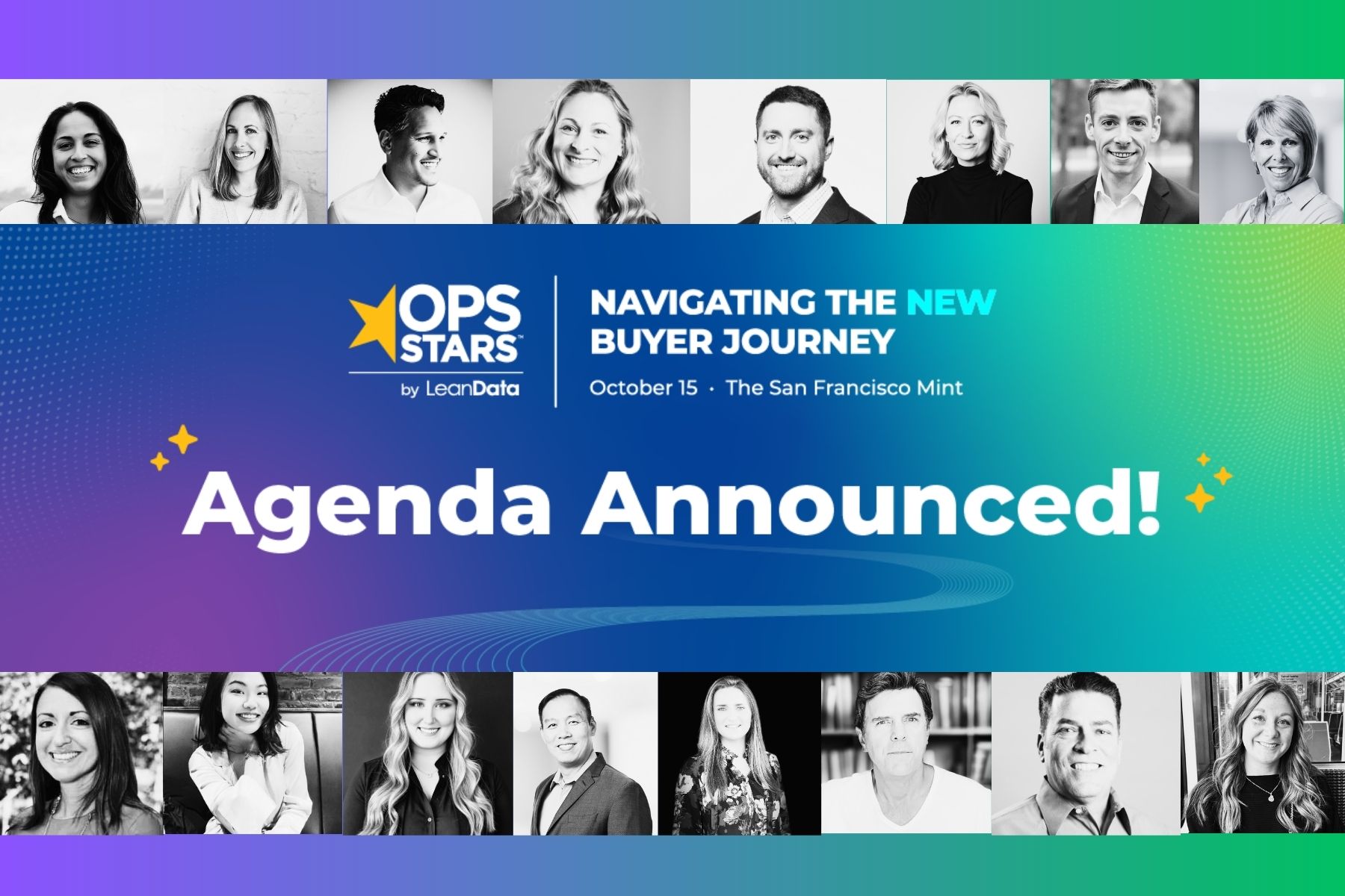 headshots of 2025 OpsStars agenda speakers