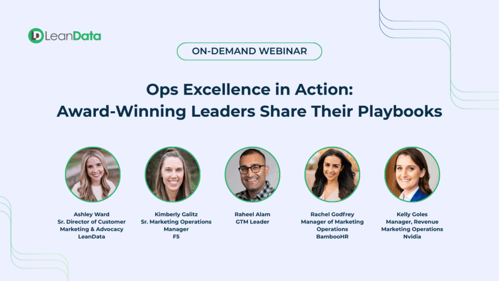 Ops Excellence in Action: Award-Winning Leaders Share Their Playbooks