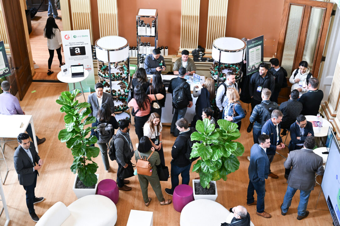 the LeanData lounge at OpsStars at the San Francisco Mint