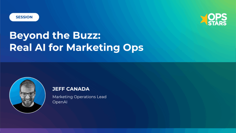 Beyond the Buzz: Real AI for Marketing Ops
