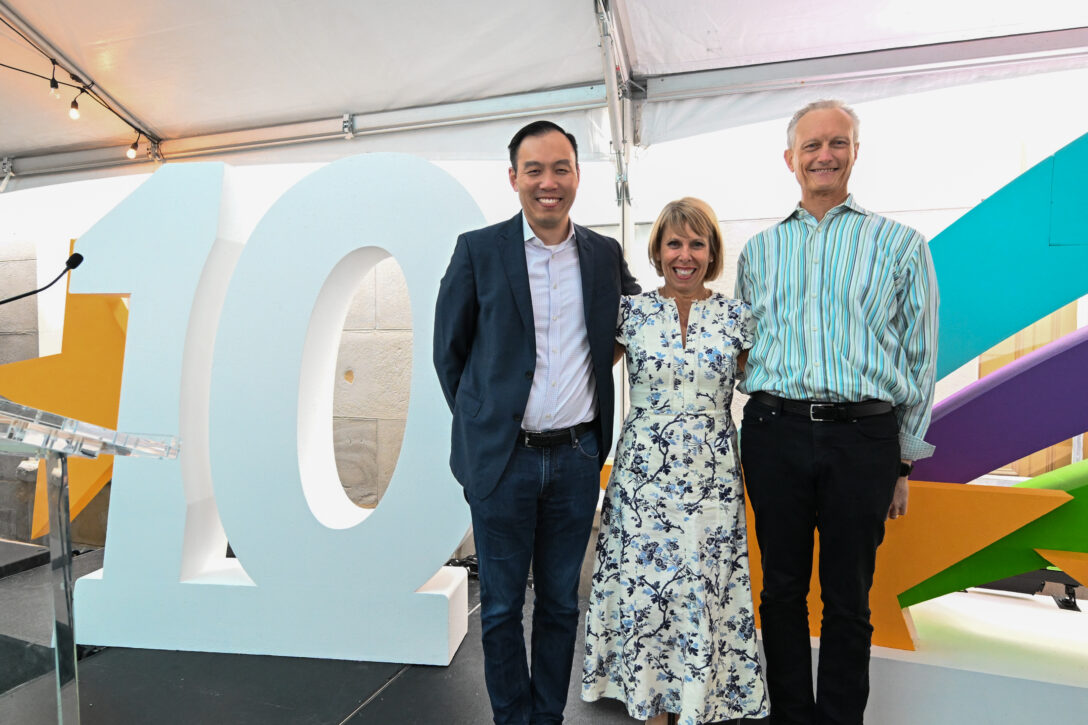 Katy Keim, Jim Bell, and Evan Liang at OpsStars 2025