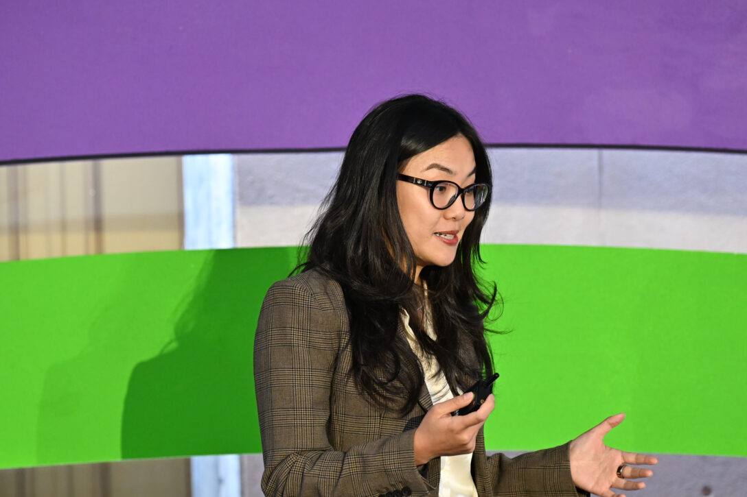 Ziqi Deng, Strategic Partnerships at Clay, speaking at OpsStars 2025