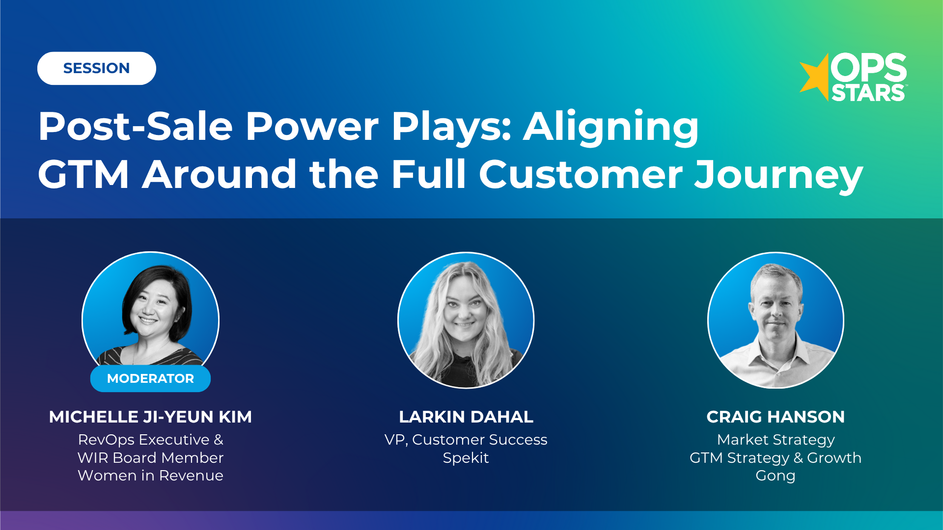 Session cover: Post-Sale Power Plays: Aligning GTM Around the Customer Journey