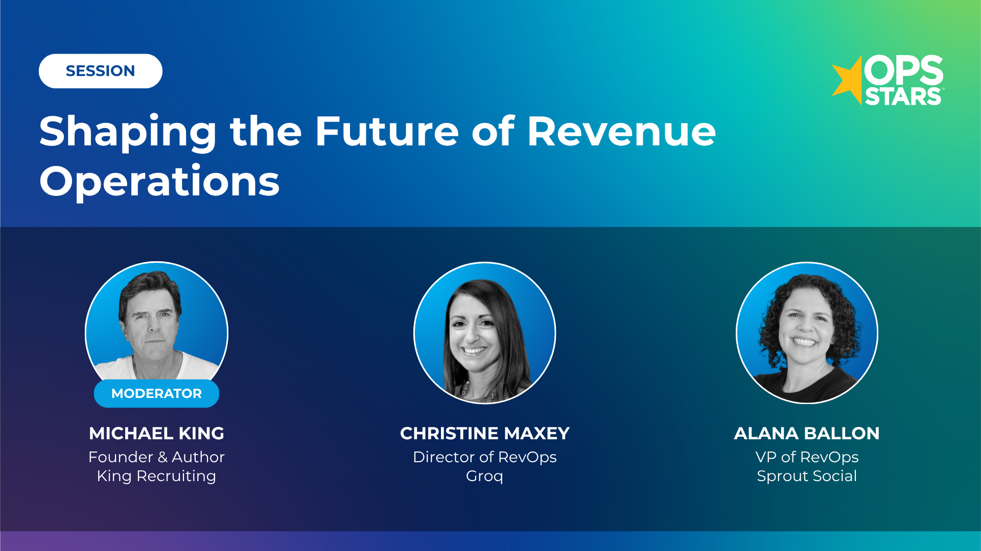 Session cover: Shaping the Future of Revenue Operations