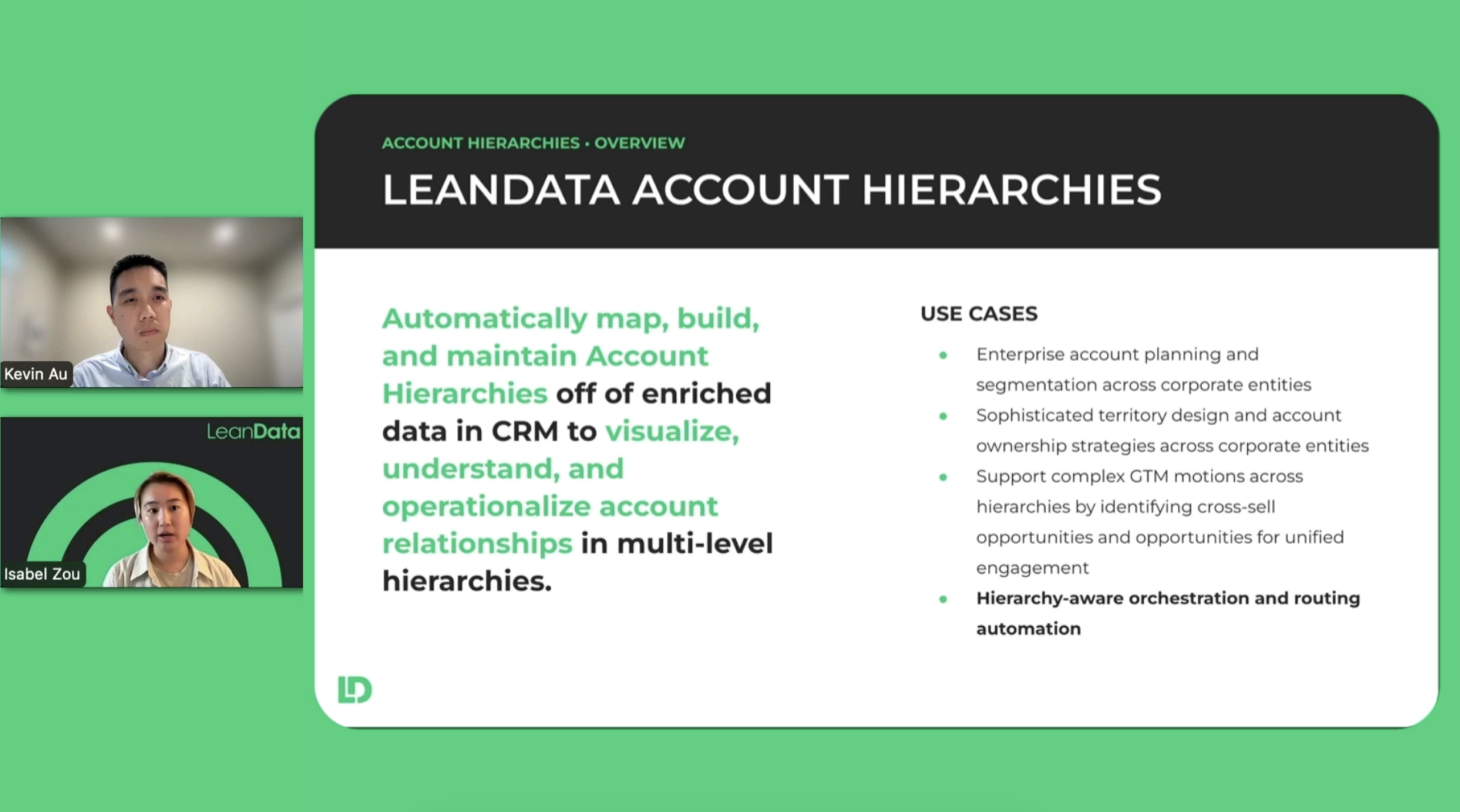 screenshot of a webinar