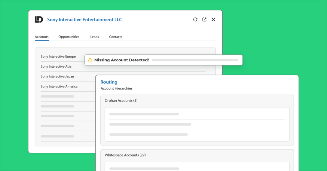 LeanData Account Hierarchies User Interface