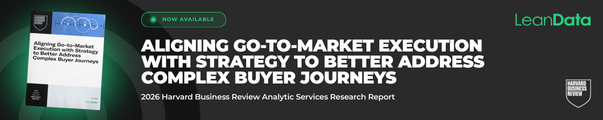 HBR report - Aligning go-to-market execution with strategy to better address complex buyer journeys.