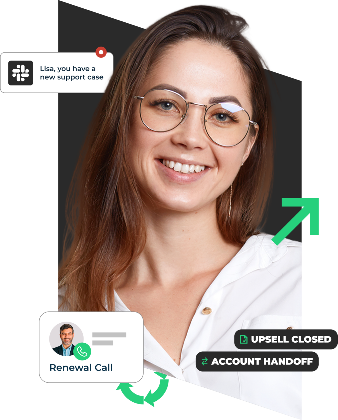 Image of Female Customer Success Rep